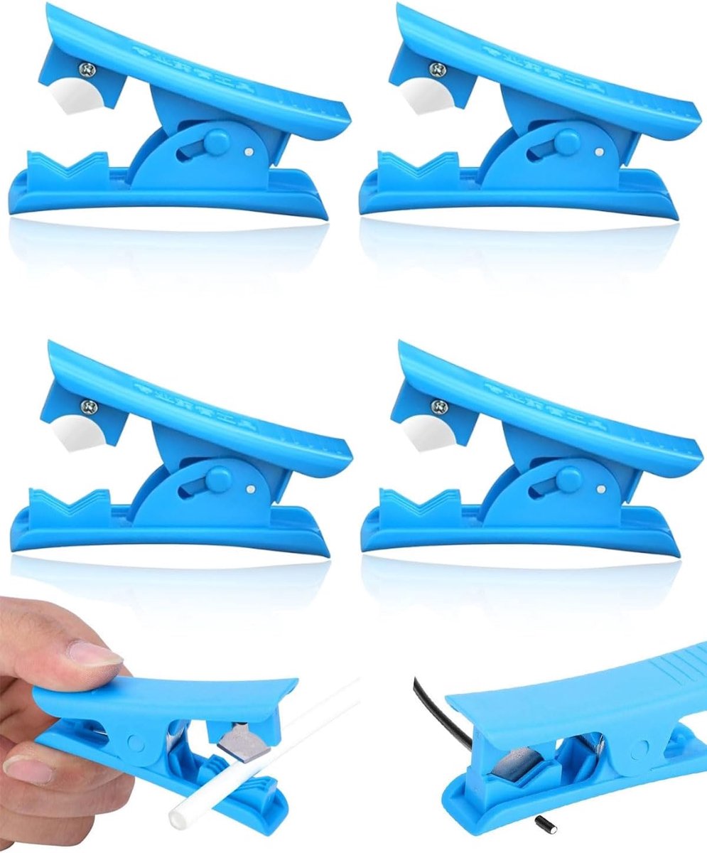 PVC-buissnijder 12,7 mm - nylon kunststof - 4 stuks - ideaal voor precisie snijden - ShopVlot