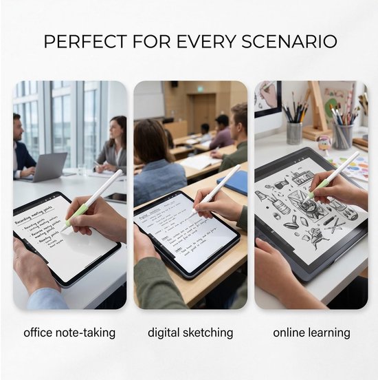 Solidchoice - Set van 2 Ergonomische Siliconen Handgrepen voor Tablet Stylus — afbeelding 3