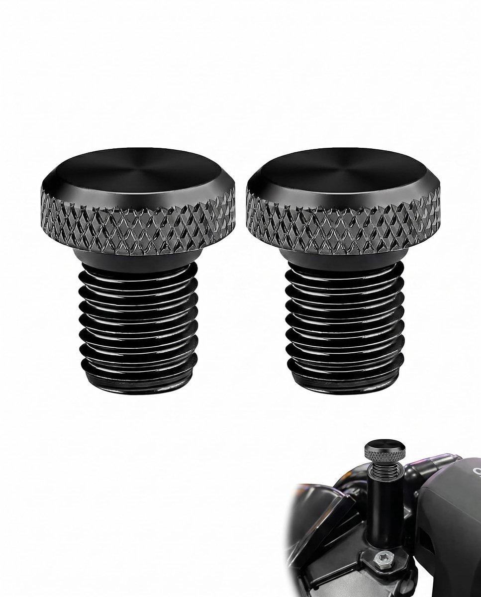 Solidchoice - Aluminium Blindstoppen voor Motorrijders
