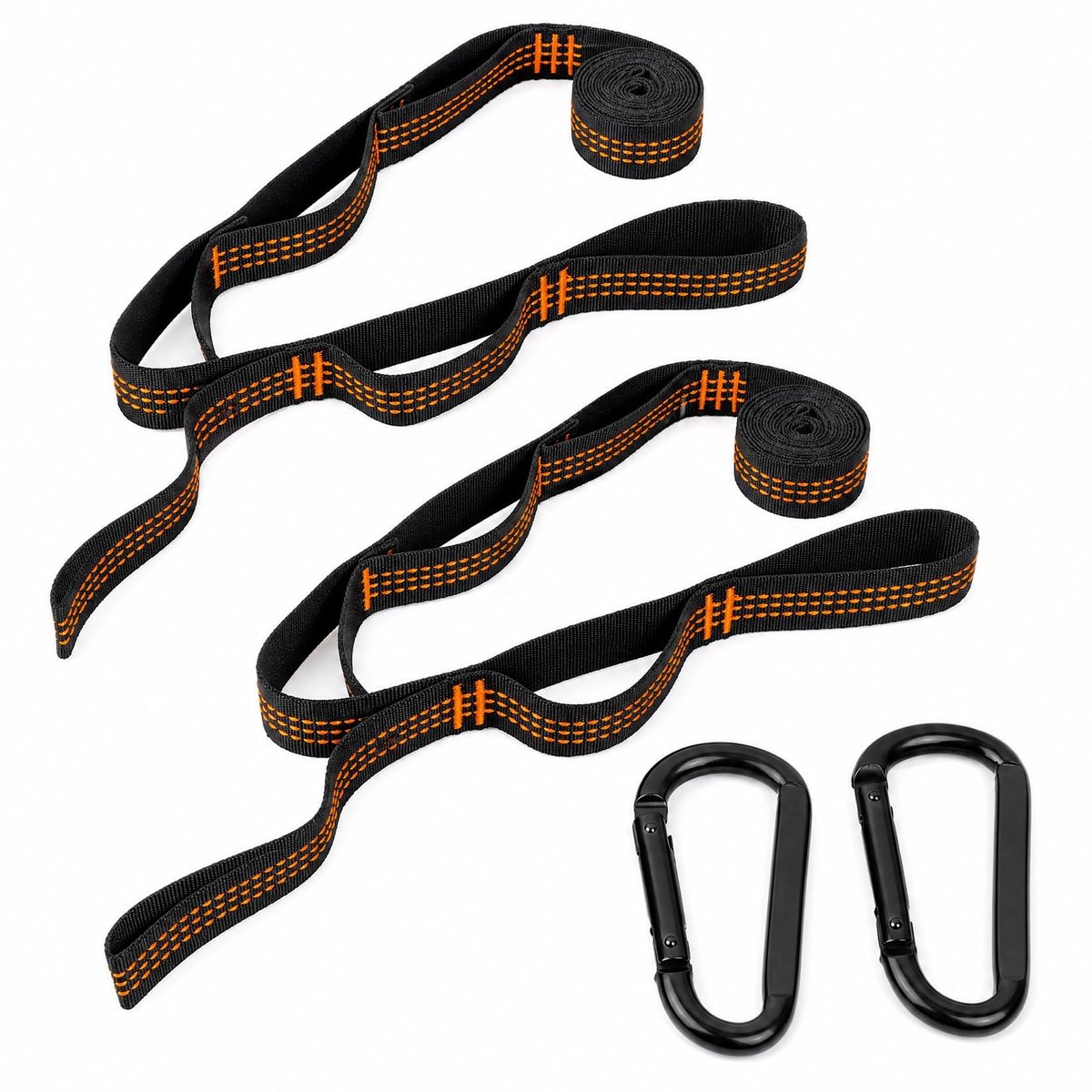 Solidchoice - 2 Stuks Hangmatbevestiging met Karabijnhaken