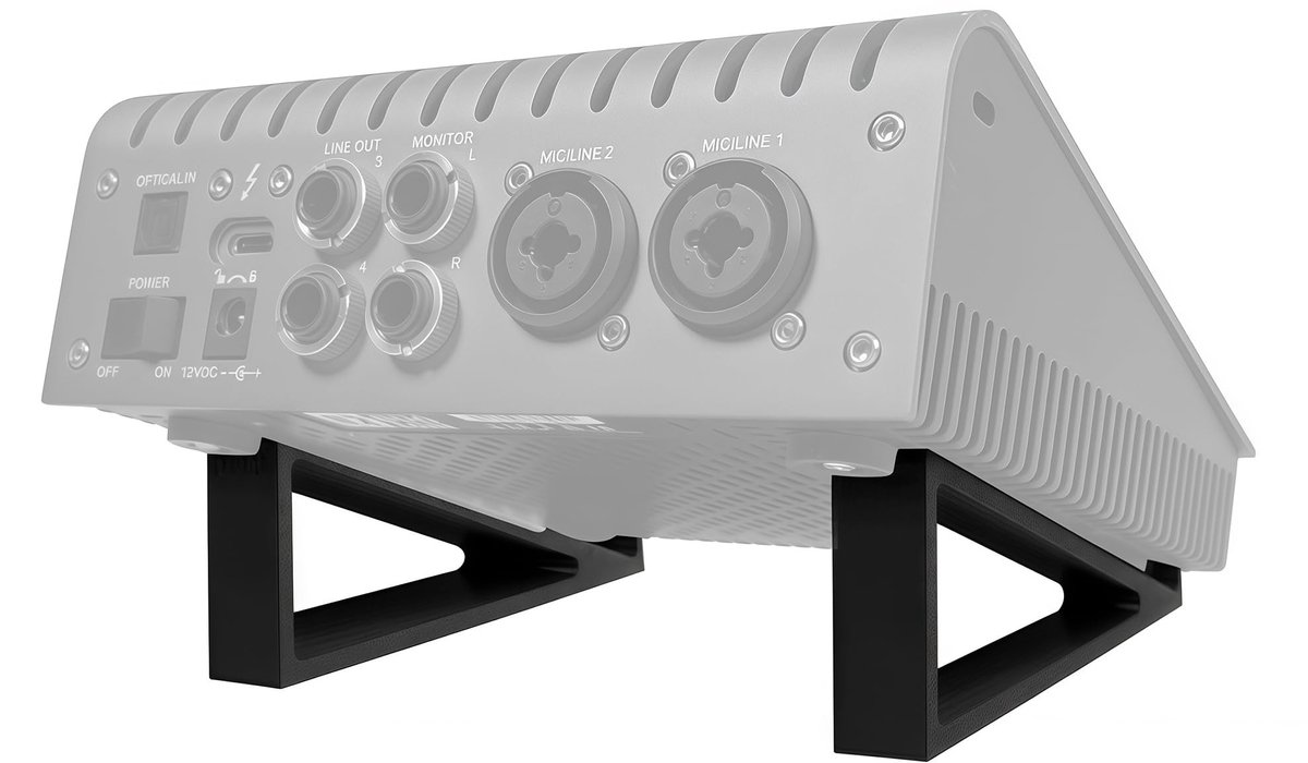 Solidchoice - Audio Interface Houder voor Stabiliteit en Ruimtebesparing