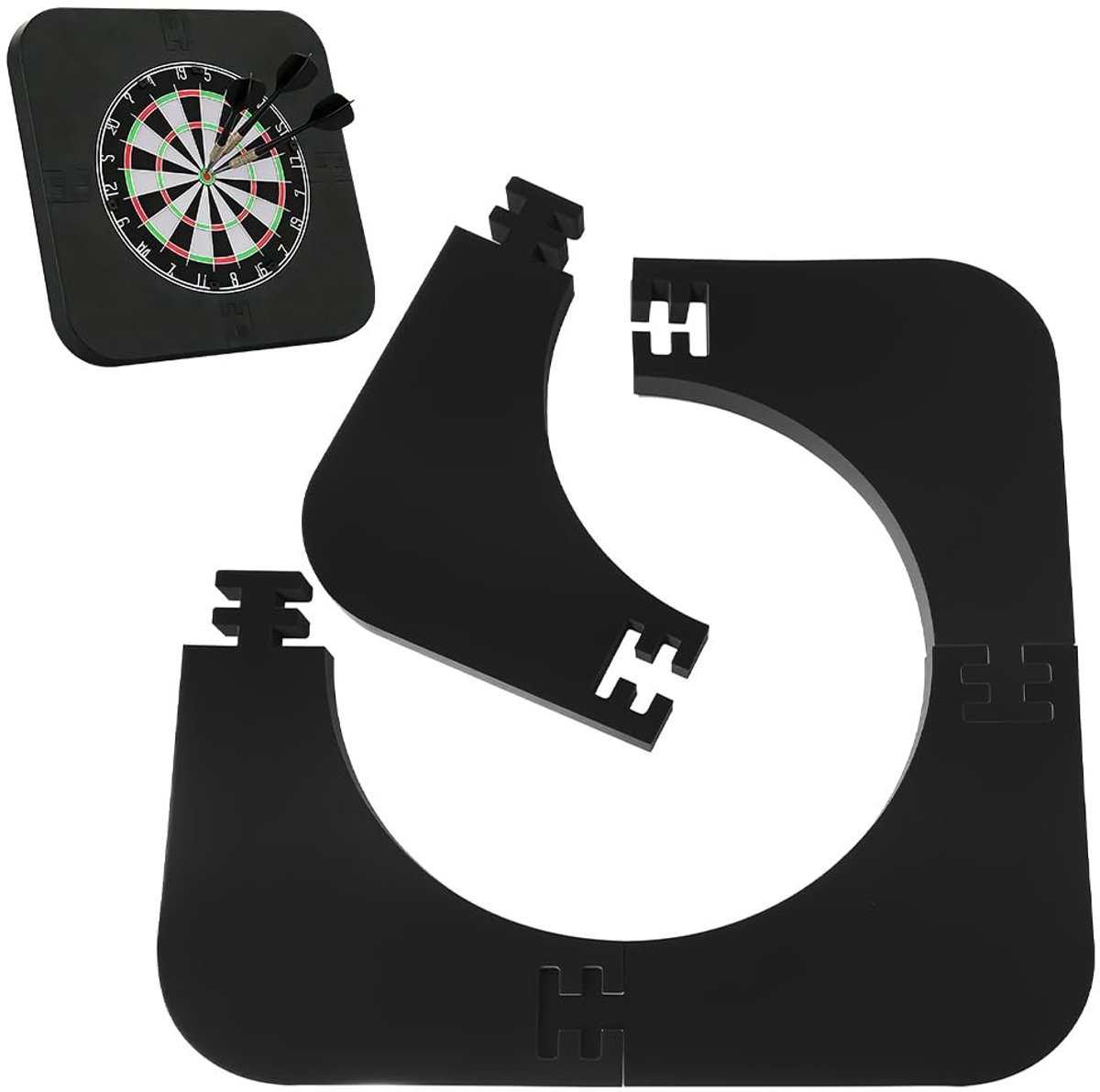 Solidchoice - Beschermring voor Dartbord