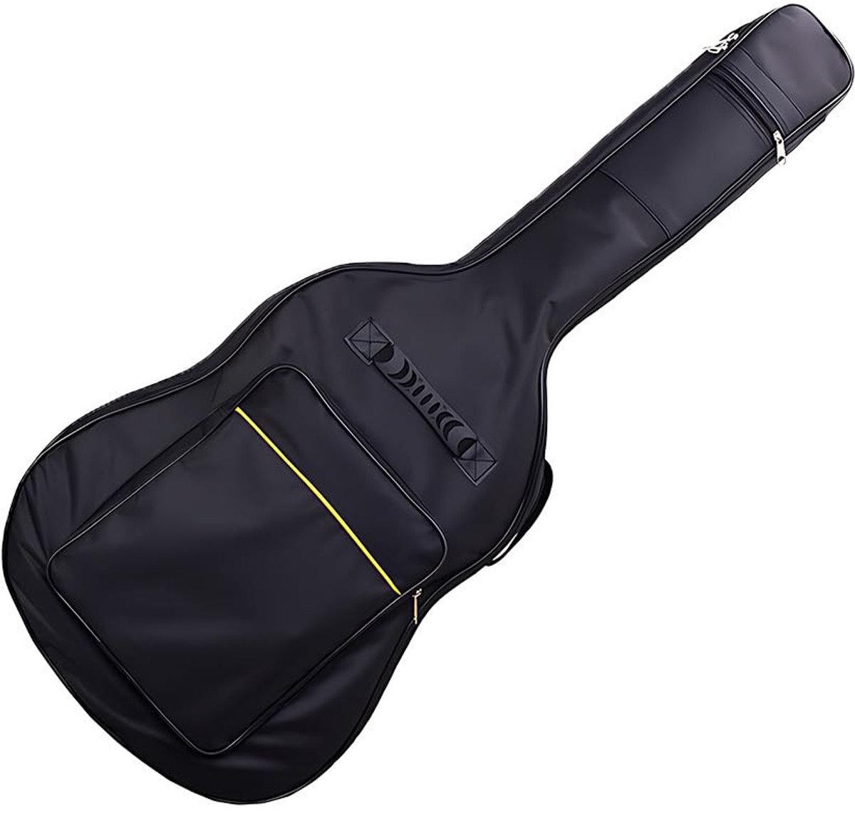 Solidchoice - Akoestische Gitaarhoes met Schouderband, Zwart