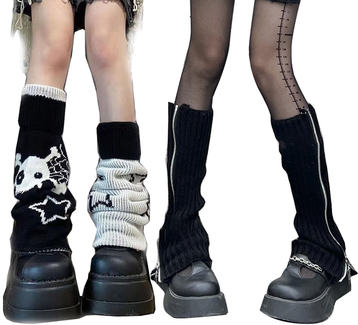 Solidchoice - Set van 2 Dames Legwarmers voor Dans en Sport