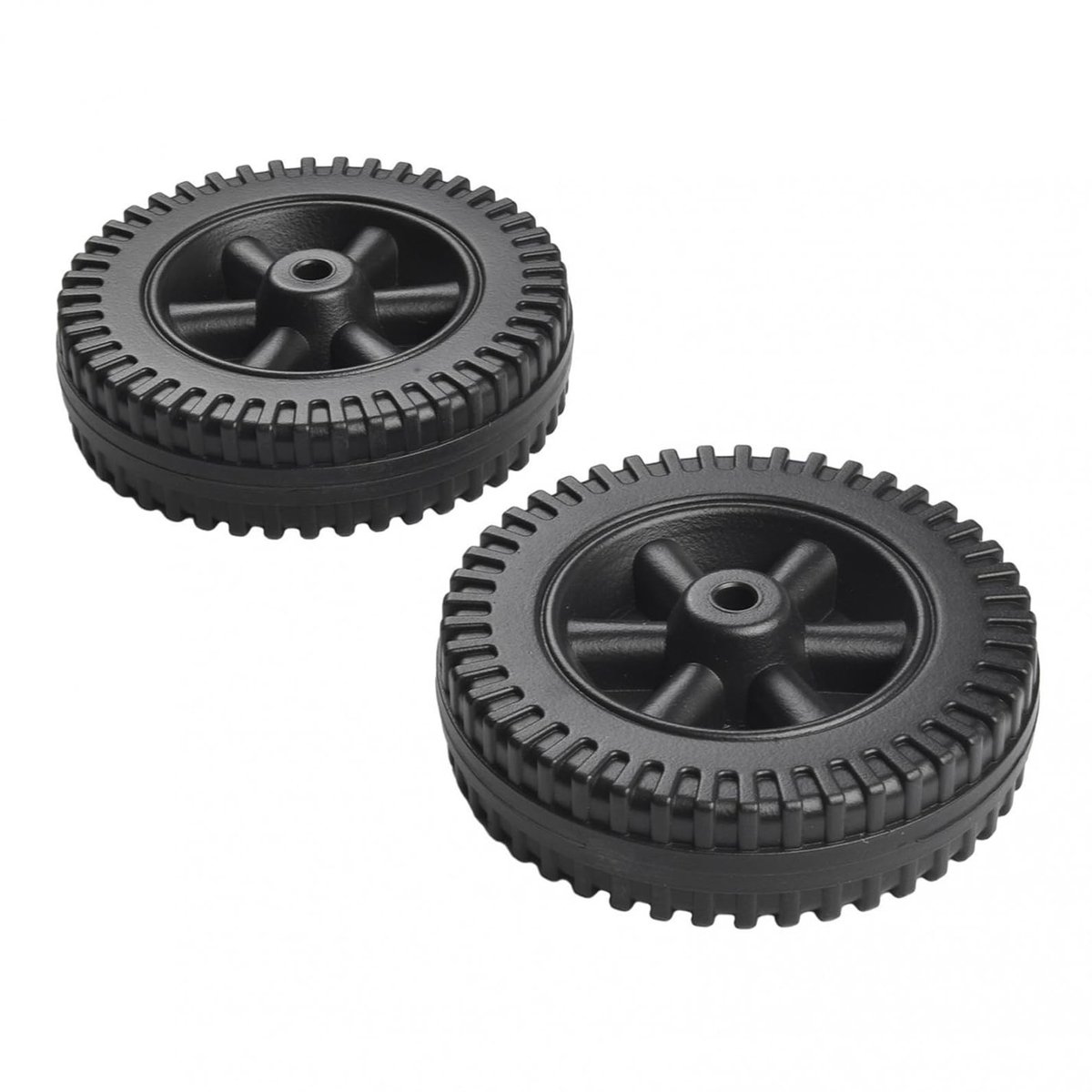 Solidchoice - Vervangwielen voor Gasbarbecue 6 Inch, Set van 2