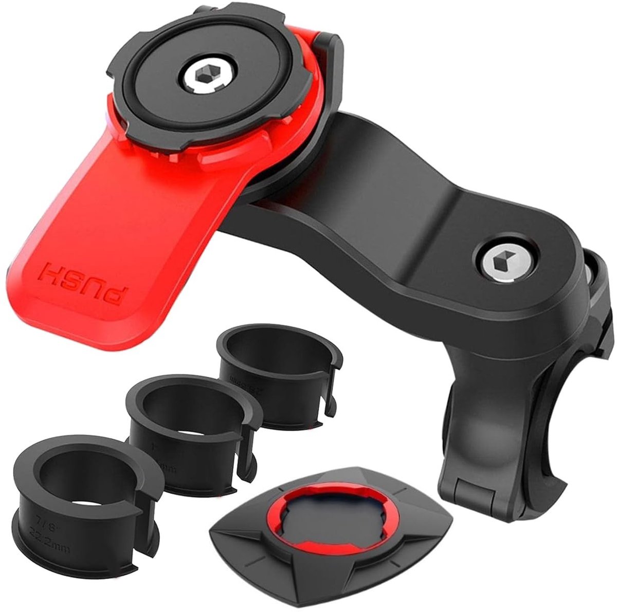 Universele Telefoonhouder voor Fiets en Motorfiets - 360 Graden Draaibaar en Afneembaar