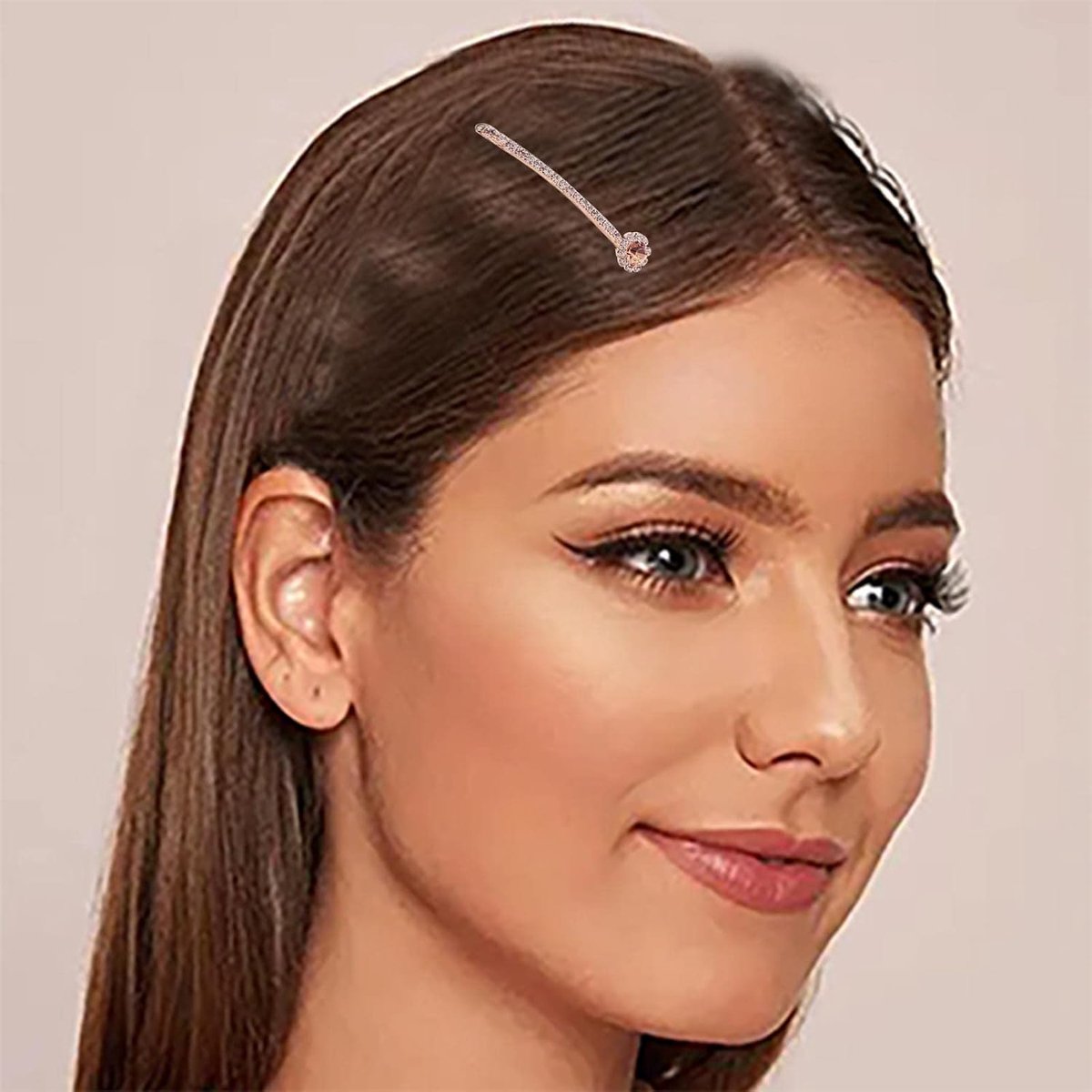 Haarspeldjes Bling Crystal - Eendenbek Clip - Antislip Haarclip - Perfect voor Bruiloft Styling - ShopVlot
