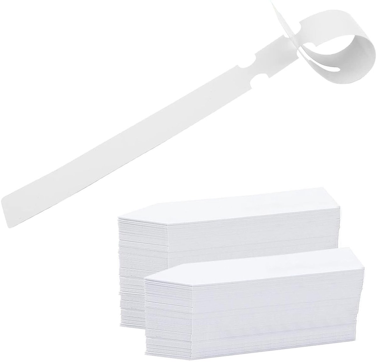 Solidchoice - 200 Stuks Plastic Plant Labels voor Tuin en Planten