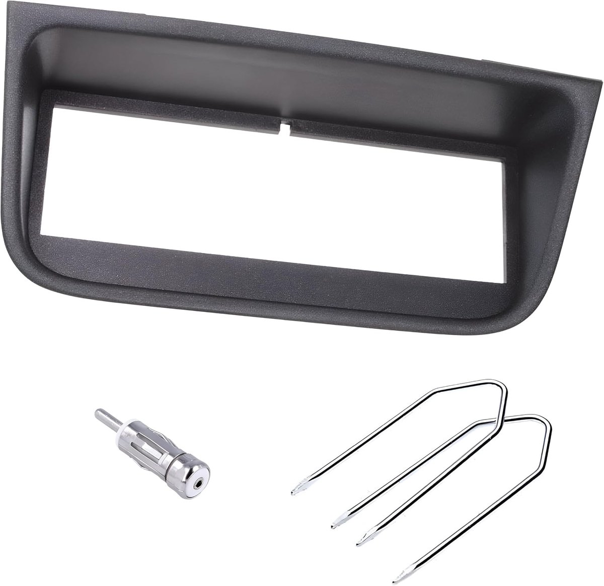 Radio panel kit 1-din - zwart - front paneel voor Peugeot 406 1995-2005 - eenvoudig te installeren - ShopVlot