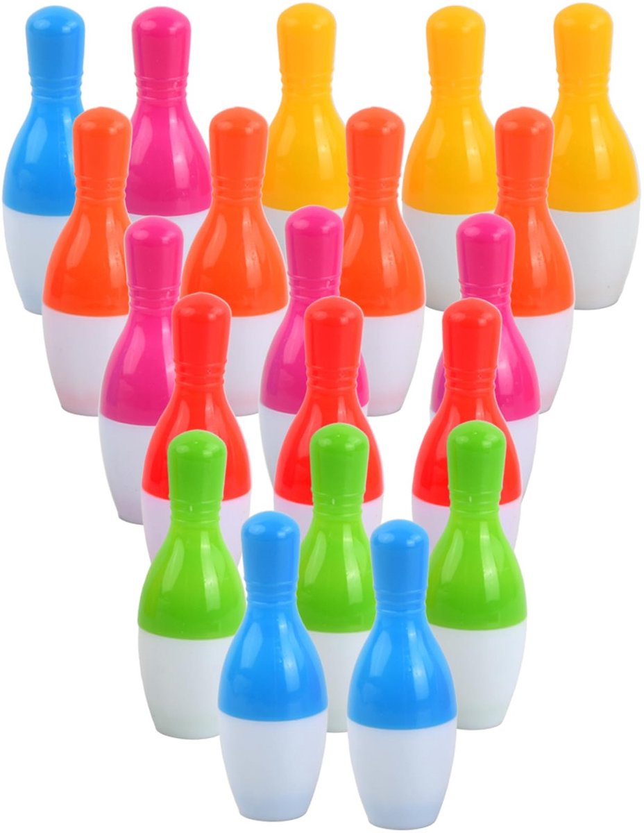 Solidchoice - Set van 20 Intrekbare Bowling Balpennen 0,5 mm in Diverse Kleuren