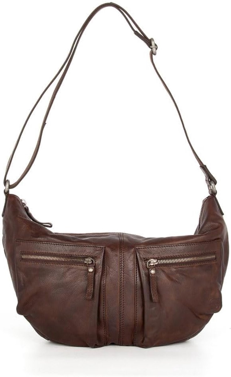 Shoulder bag/cross body - Ellie - Dark brown, Brown - ShopVlot