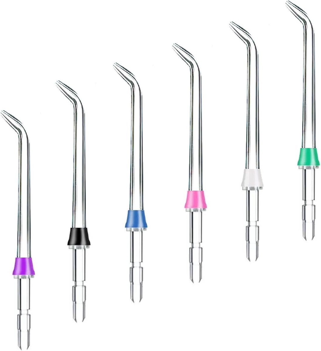 6pcs Spare Nozzle High Pressure Dental Jet for Waterpik, Nozzle Dental Appliance Compatible with Waterpik Water - ShopVlot