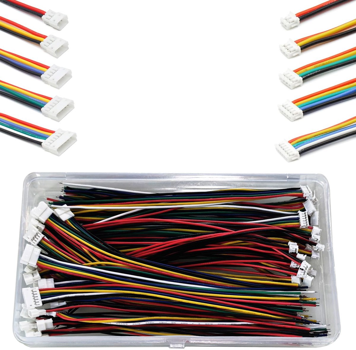 30 paar JST-stekkers 2/3/4/5/6-polig, JST-ZH-connectoren, Micro JST 1,5 mm kabel, Mini 1,5 Zh-pins verbindingsstekker - ShopVlot