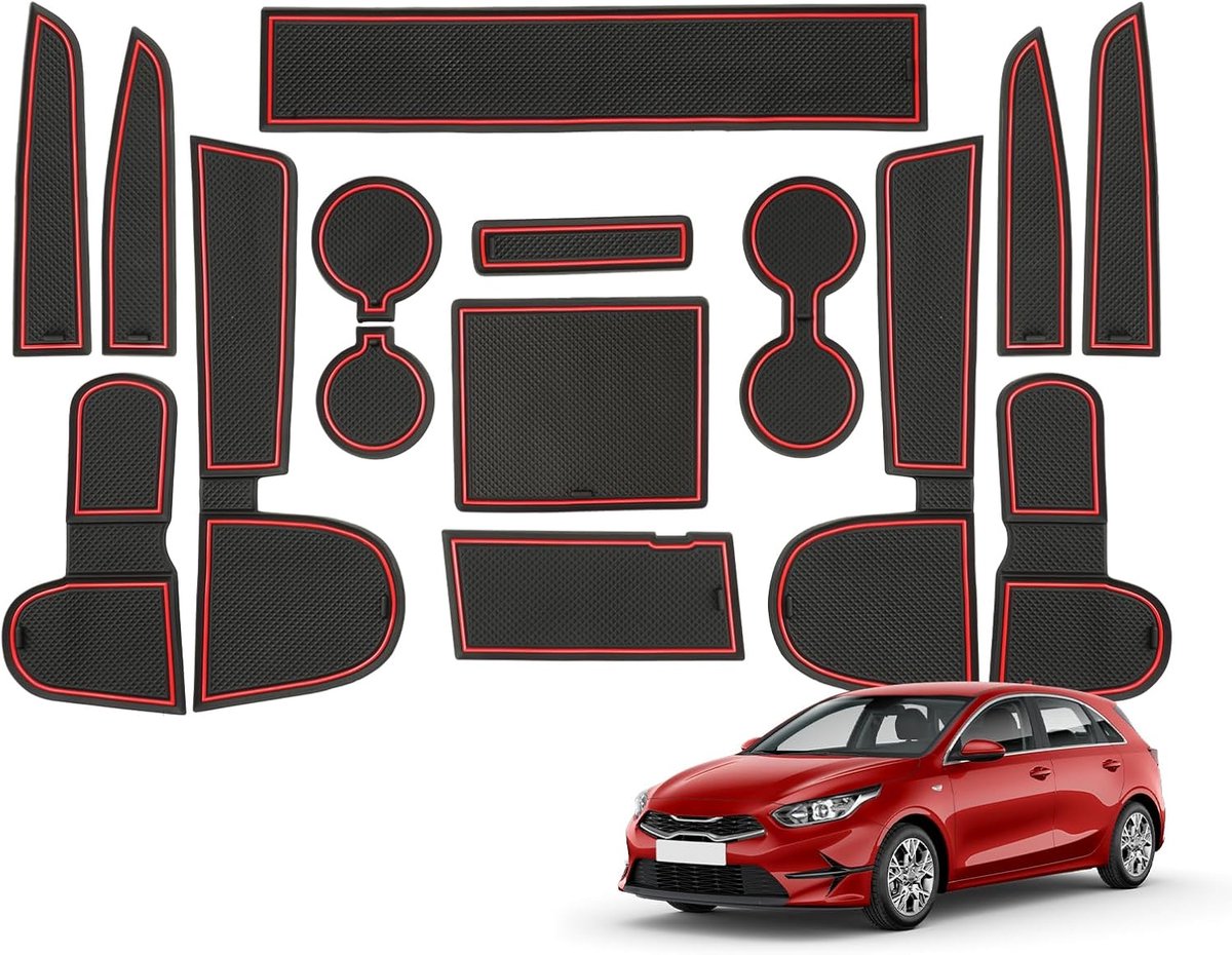 Non-slip Mats (Ceed Red) - ShopVlot