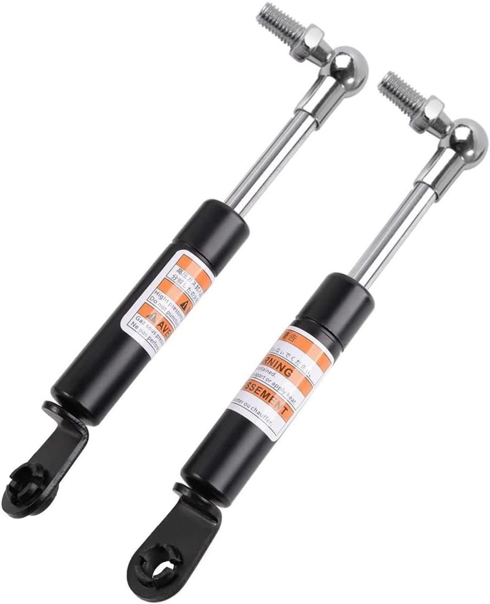 Schokdemper voor motorzadel 185 mm - zwart/zilver - voor Yamaha T-max 500/530 - optimale zadelvergrendeling - ShopVlot