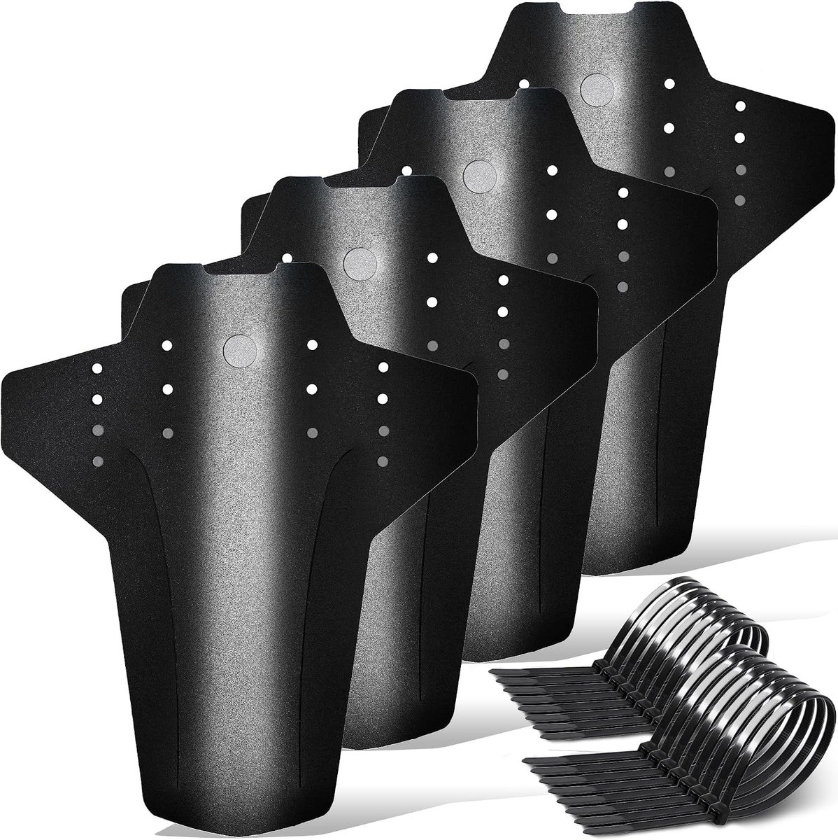 FETESNICE 2 stuks MTB spatborden, fiets, spatborden, mountainbike, 29 inch, compatibel voor en achter, MTB Mudguard - ShopVlot