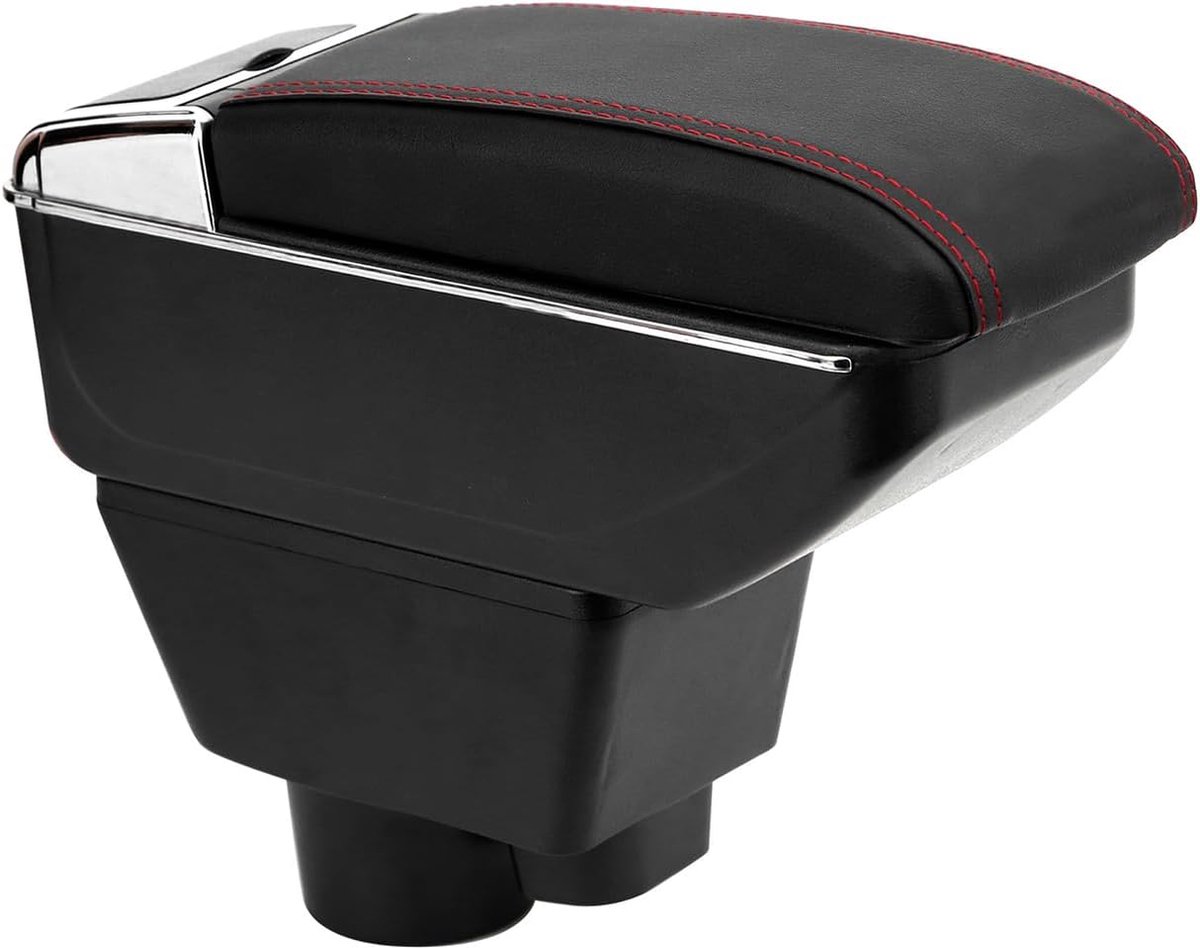 Armrest for Car Compatible with Opel Corsa F 2020-2022 Center Console Interior Armrest Storage Box with Cup Holder - ShopVlot