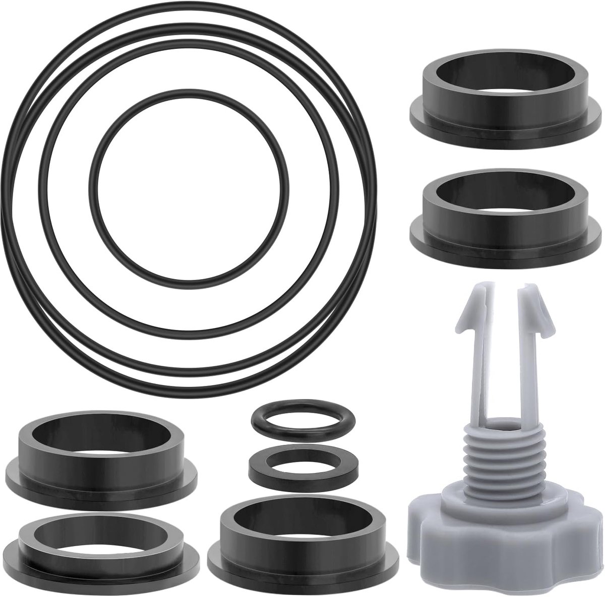 Set of 12 Pool Pump, Seal, Sand Filter System, Spare Parts, Pool Filter, O-Ring Seal for Intex Sand Filter, Seal Ring - ShopVlot