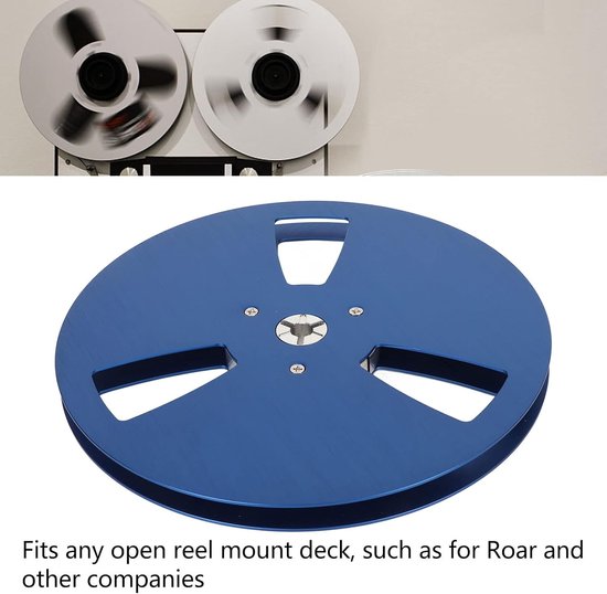 Lege 1/4 7 Inch Tape Reel voor Reel-to-Reel Spelers, Aluminium Legering, Universele Vervangingsonderdeel voor Geluidsopnames, Ideaal voor Audioliefhebbers en Professionele Gebruik — afbeelding 5