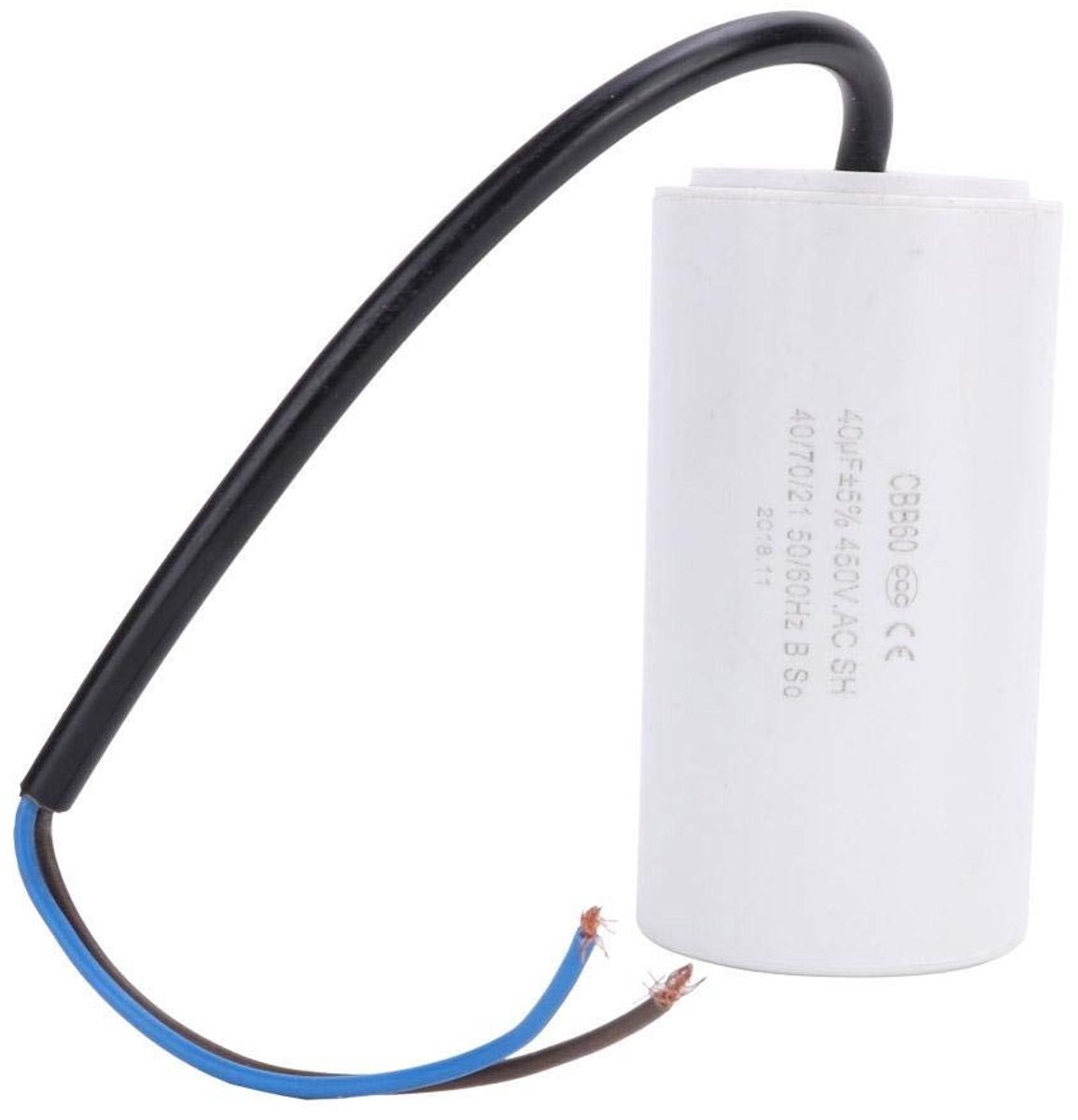 Capaciteur 40uF 450V voor elektrische apparaten, milieuvriendelijke motorcapaciteit en startcondensator