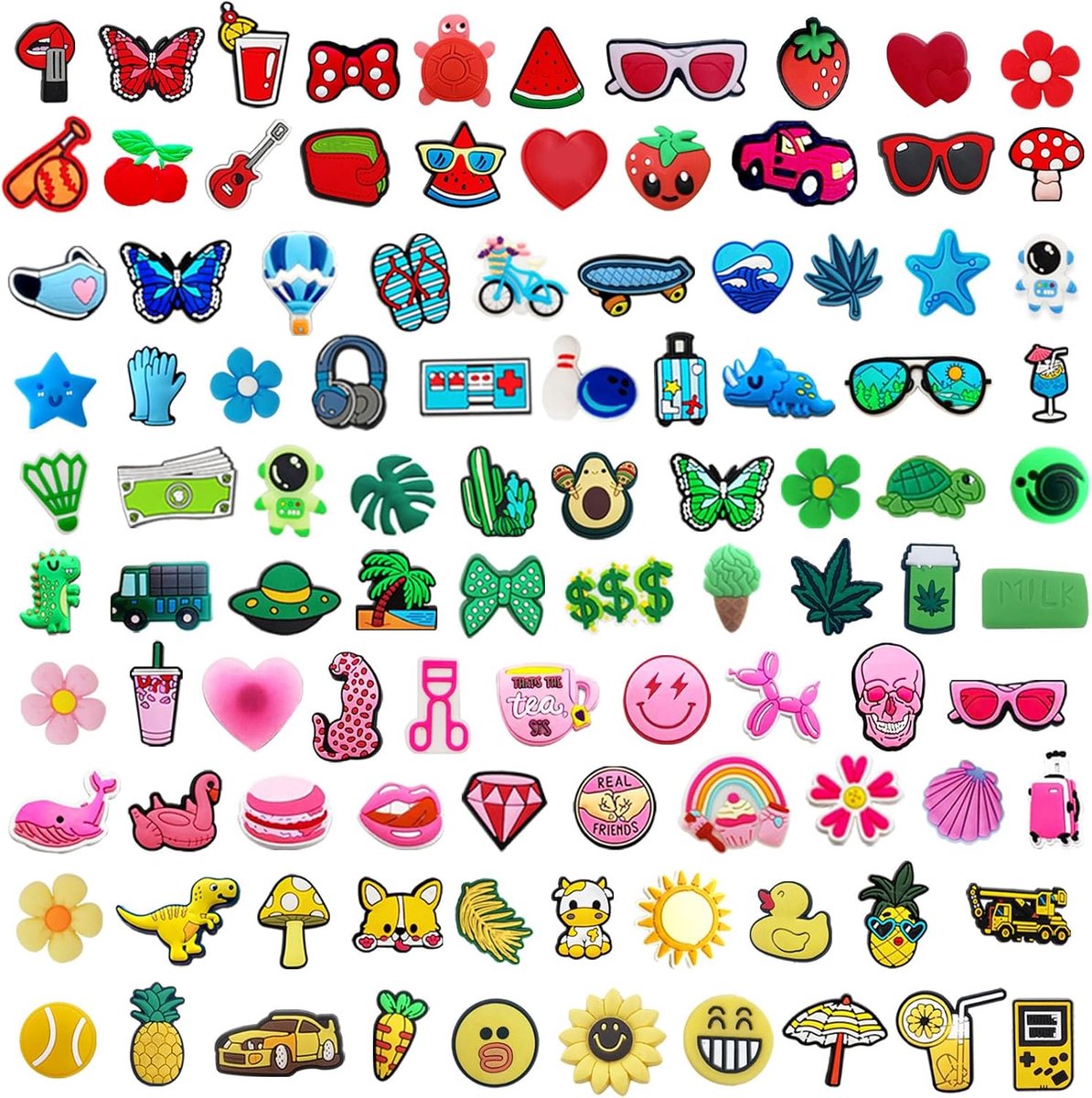 Schoenen Charms 37 Stuks - DIY Accessoires - Creatieve Pins voor Crocs - Personaliseer je Schoenen - ShopVlot