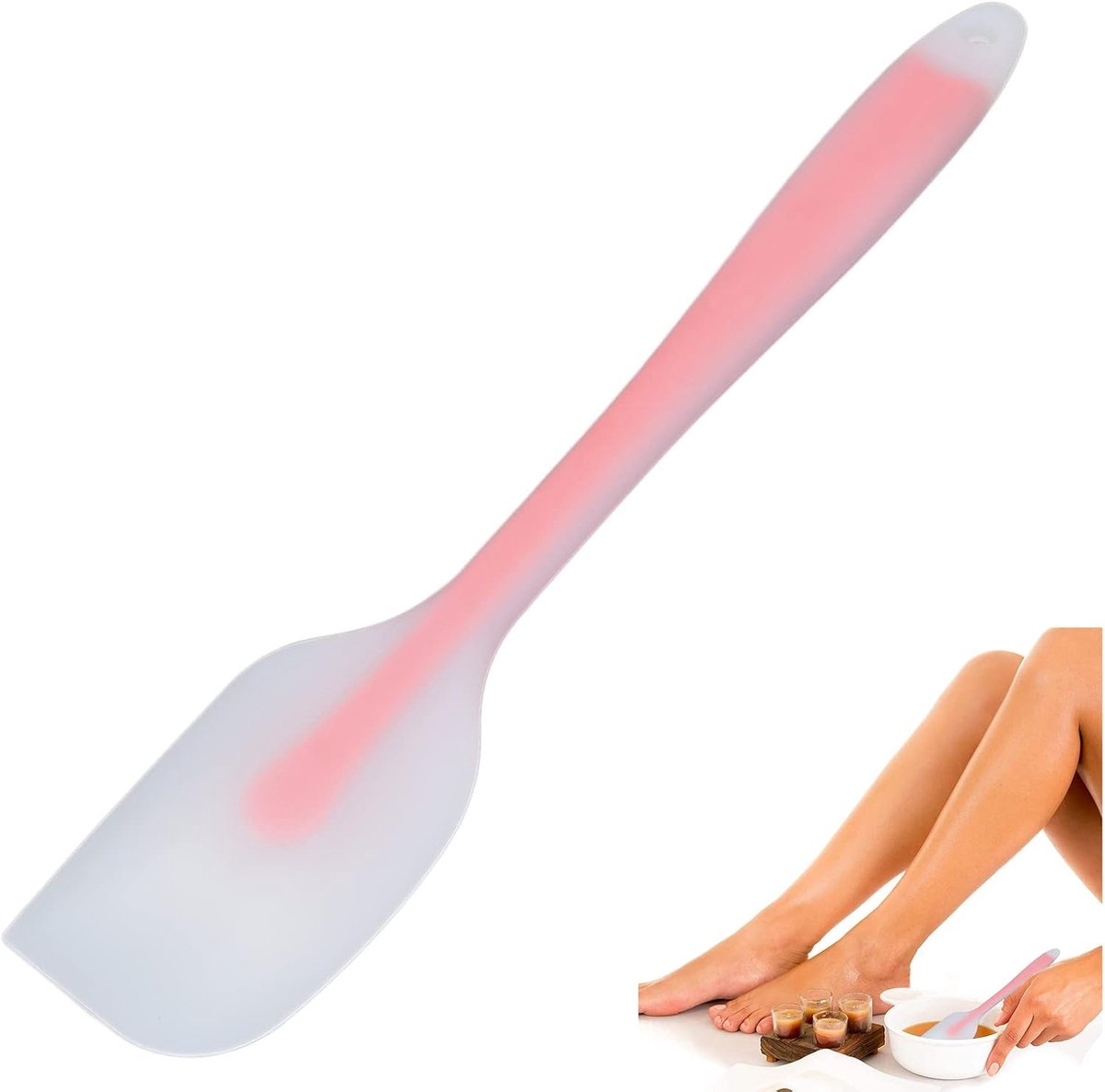 Silicone spatula - hittebestendig silicone - herbruikbaar en eenvoudig te reinigen - ideaal voor thuisgebruik - ShopVlot