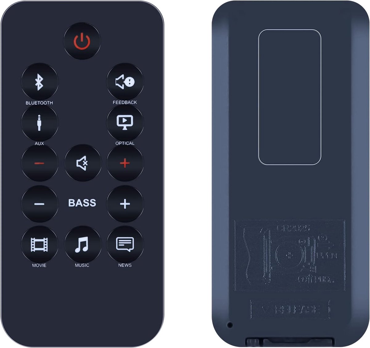 Afstandsbediening voor JBL SB150 - IR-afstandsbediening - Vervangend model - Eenvoudig gebruik - ShopVlot