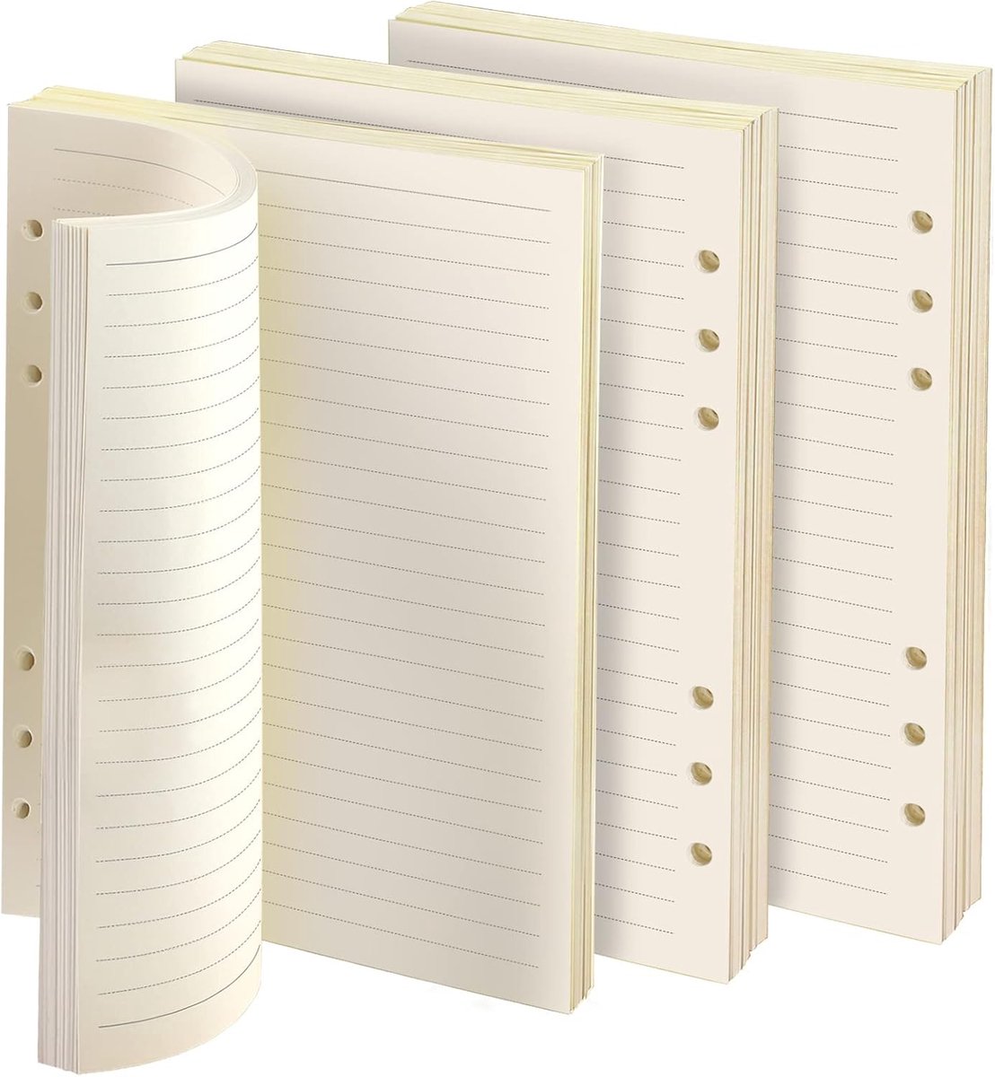A5 vulpapier 135 vellen - gelinieerd - 6 gaten - ideaal voor planners en bullet journals - ShopVlot