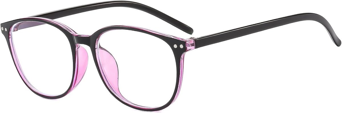 Myopie blauw lichtfilter brillen - lichte myopie brillen - ronde stijl - beschermt ogen tegen blauw licht - ShopVlot