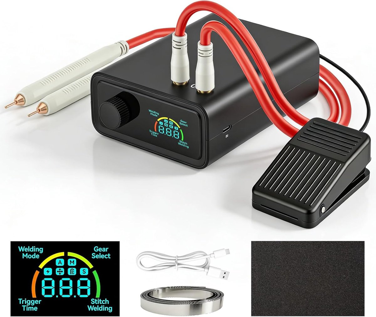 Puntlasmachine 11,3 kW - Voor 18650 batterijpakketten - Automatische en handmatige modus - Sterke lasverbindingen - ShopVlot