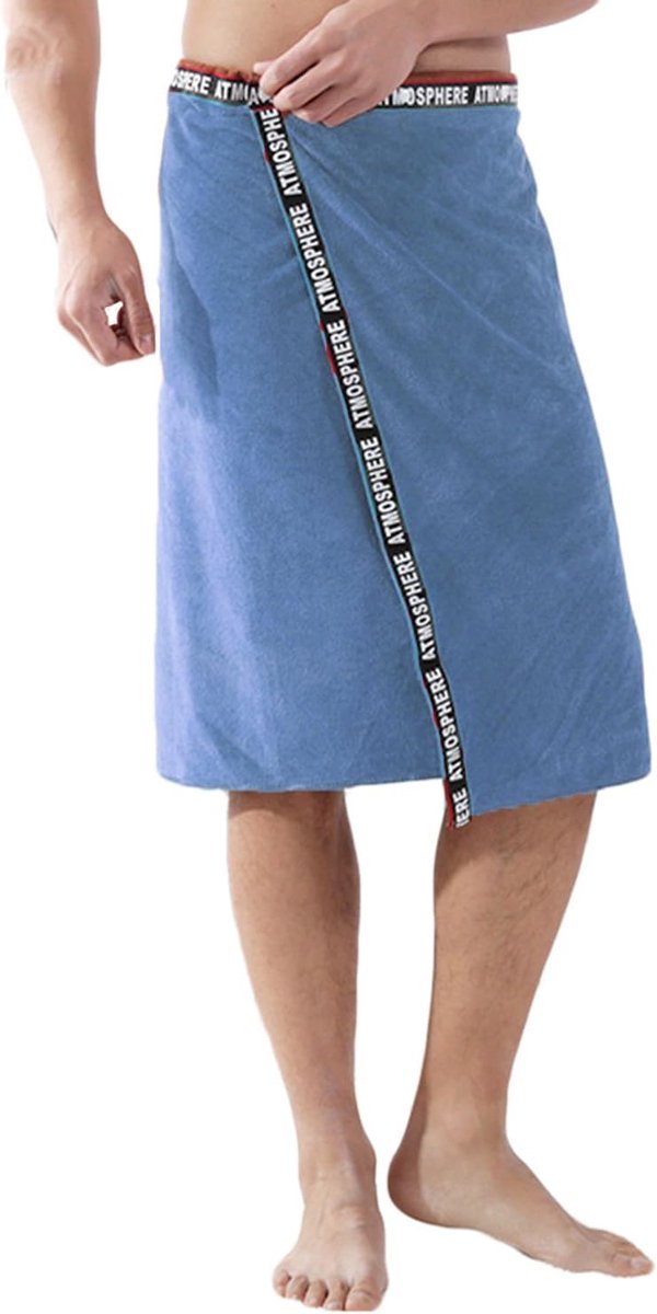 Saunakilt mannen 140 x 70 cm - microvezel en katoen - super absorberend - ideaal voor sauna en strand - ShopVlot