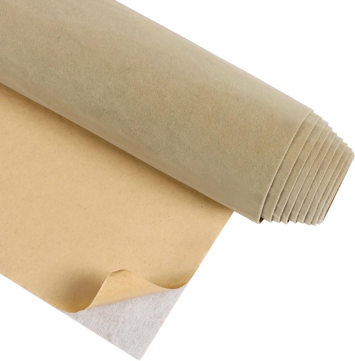 CRE8TIVE Khaki Felt Self-Adhesive Wallpaper 30 x 200 cm Flocked Furniture Film Velvet Furniture Film Vintage for - ShopVlot