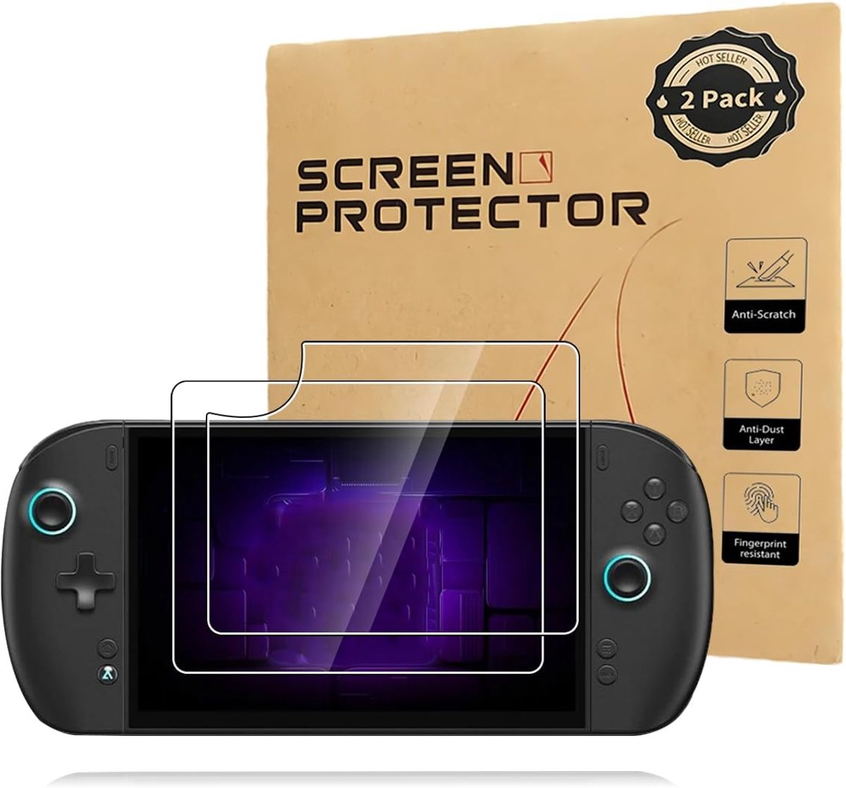 Displaybeschermfolie voor OneXPlayer 3, [2 stuks] PET-folie, transparant, HD, krasbestendig, krasbestendig en - ShopVlot