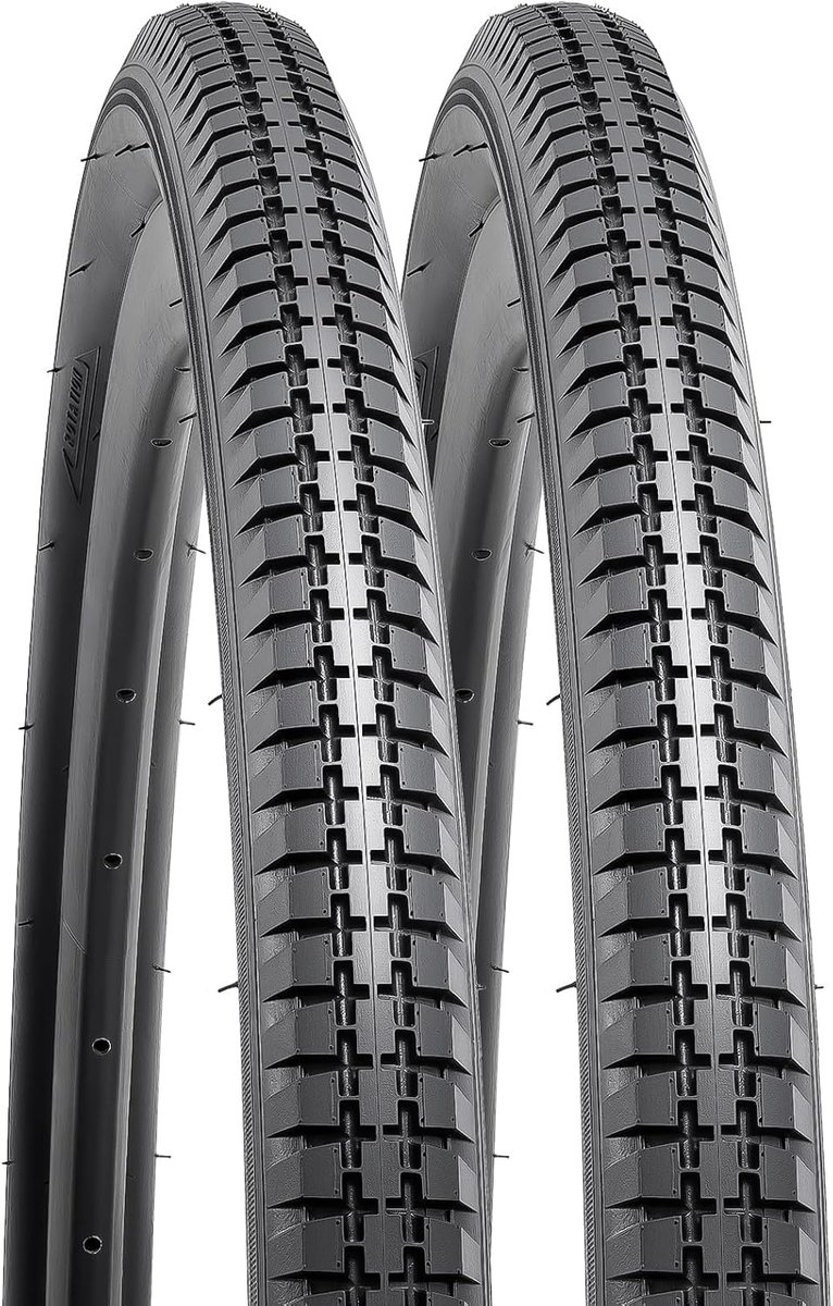 YUNSCM 2-PCS 28x1 1/2 (40-635) Road Bicycle Tires Compatible with Road 28x1 1/2Bicycle Tires (Y-1298) - ShopVlot