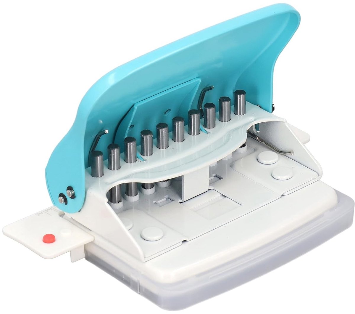 Papierperforator voor 10 Gaten, Kantoorbindmachine voor A4 B5 A5 A7 B4, Capaciteit tot 10 Vellen