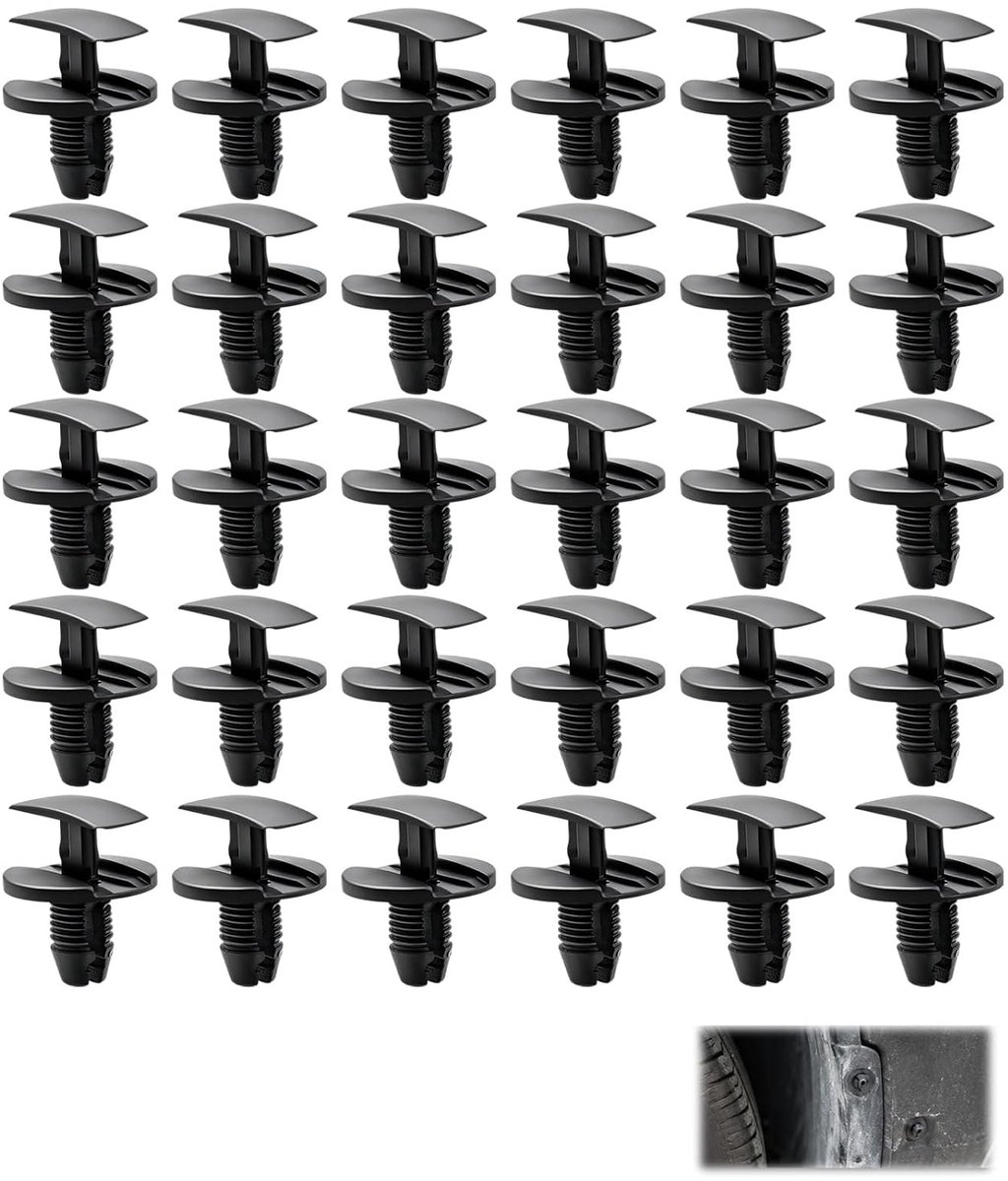 Bumperbevestigingsclips 30 stuks - Kunststof klinknagels - Robuust en slijtvast - Betrouwbare autoreparatie - ShopVlot