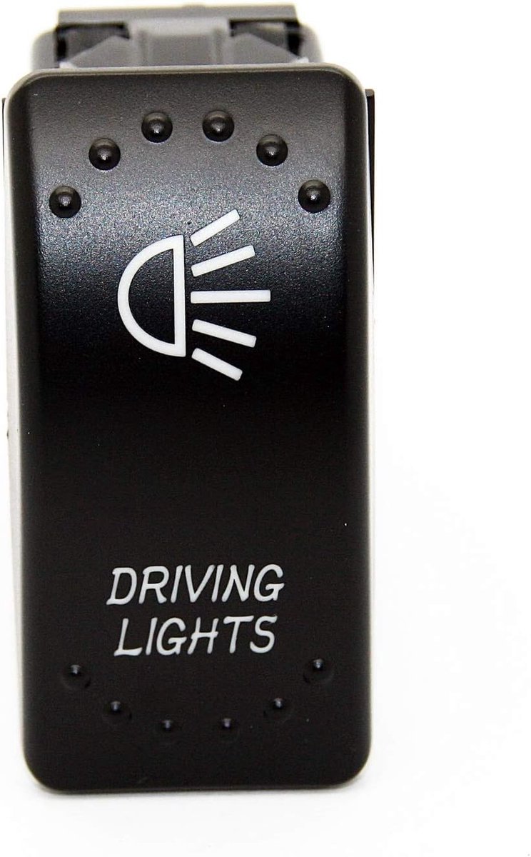 LED-verlichting lage en hoge beam - symbol toggle switch - voor auto, boot en truck - eenvoudig te installeren - ShopVlot