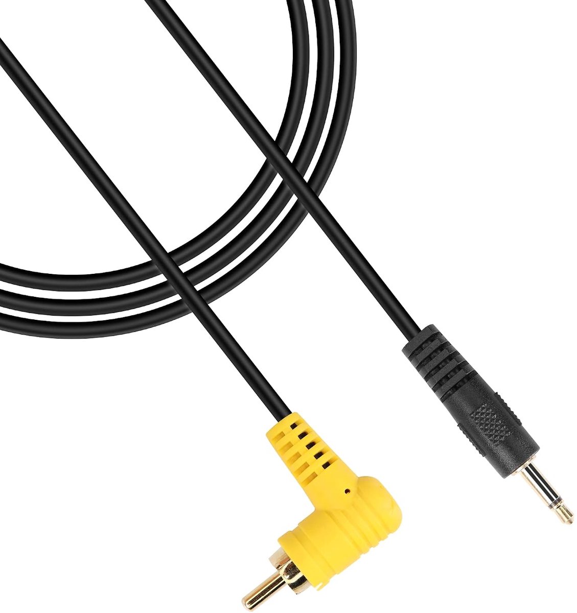 3.5mm Mono to RCA Cable, 90 Degree Right Angle RCA Male to 1/8" Male Audio Converter Cable for Speakers, Subwoofer - ShopVlot