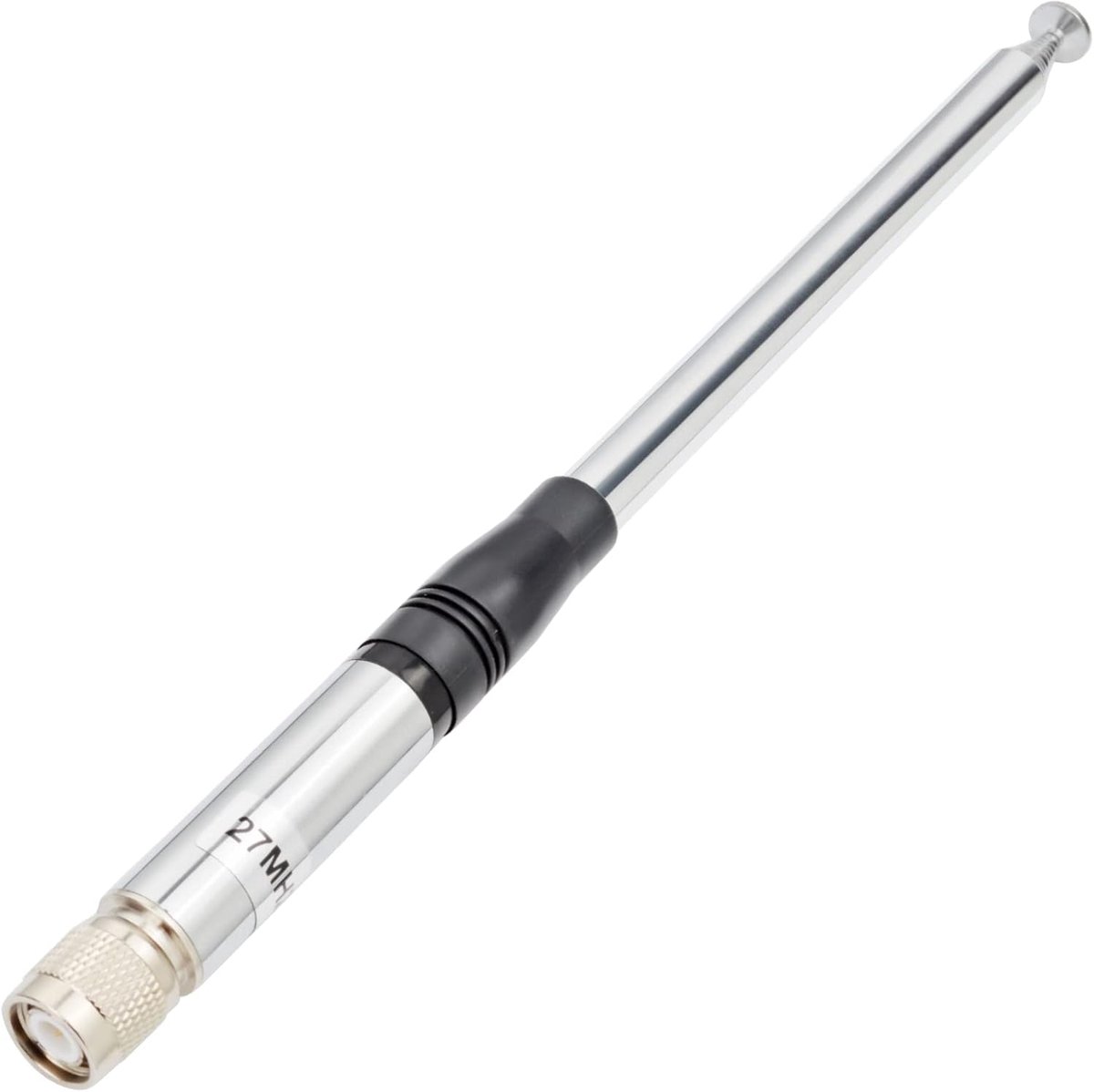 HYS 27MHz CB Radio Antenna, TNC Jack, High Gaining, Telescopic Pop Up Antenna (130cm) Compatible with President - ShopVlot
