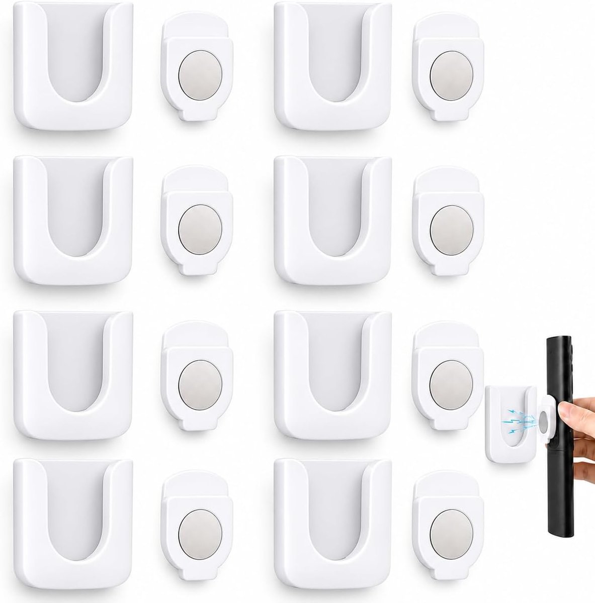 Magnetische houder voor afstandsbediening, compacte en praktische afstandsbediening, universele tv-afstandsbediening - ShopVlot