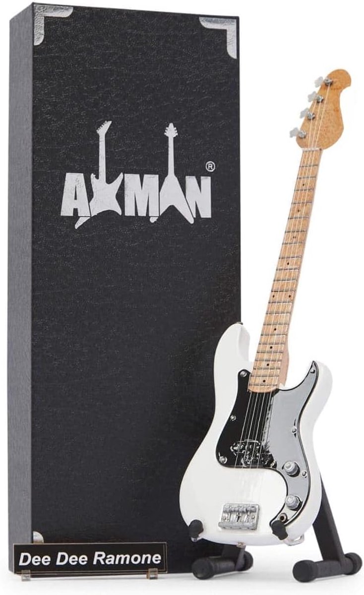 Dee Dee Ramone (Ramones): Bas - Miniature Guitar Replica (UK seller) - ShopVlot