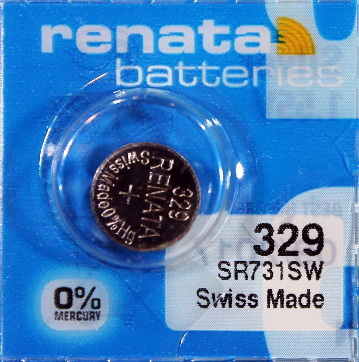 Renata single watch Battery 329, SR731SW 1.5V (3 x 329 or SR731SW) - ShopVlot