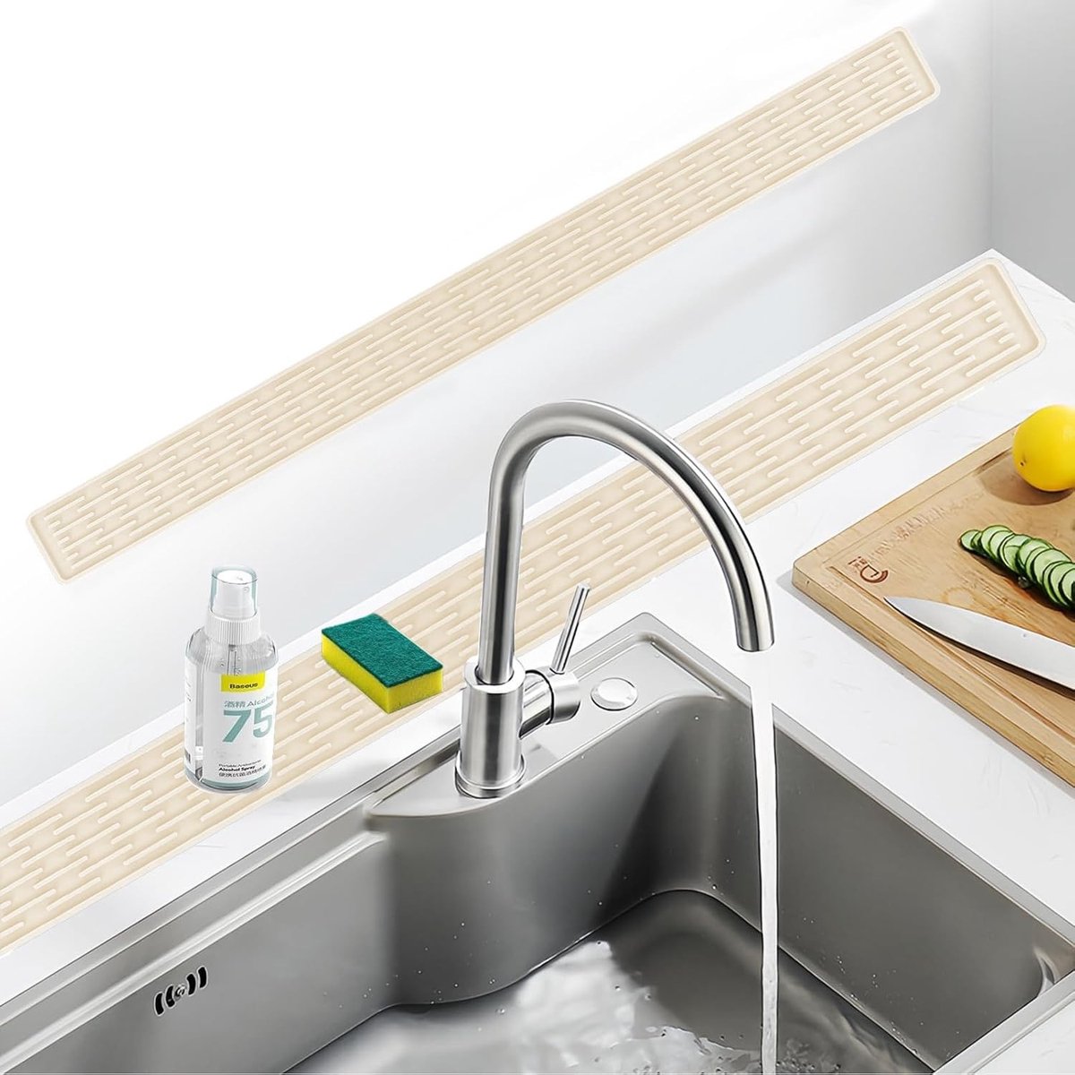 Multifunctionele Keukenmat voor Waterkraan, Spatscherm en Bescherming voor Koffiemachine - Ideaal voor Restaurants en Thuisgebruik