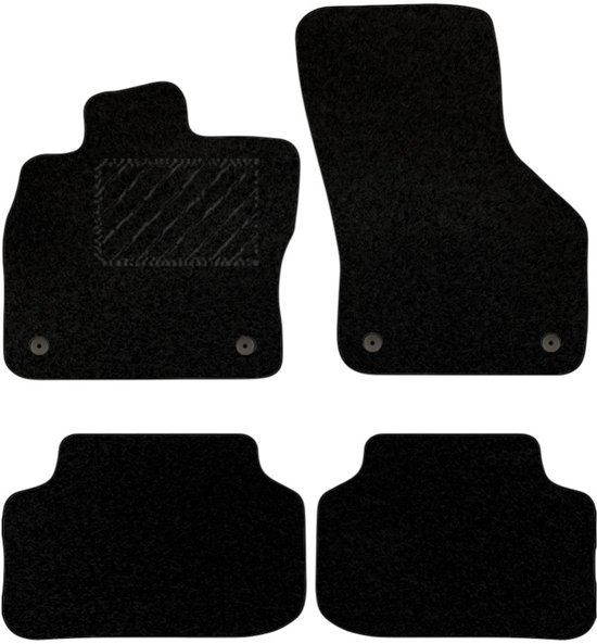 Tip-it - Tapis de voiture Skoda Octavia lll (5E5, 5E6) 2012 - 2022 - Ajustement parfait - 4 pièces