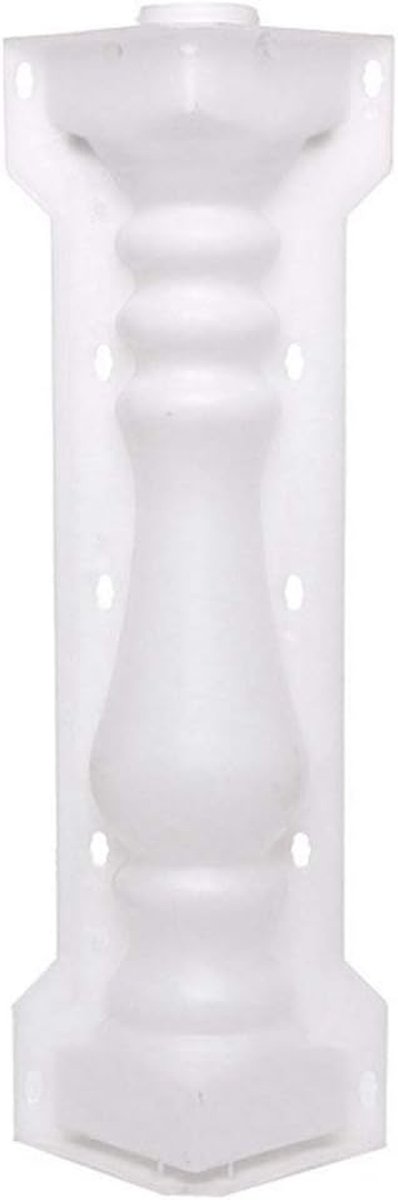 Betonnen Vorm - Gietmal Palen - Constructie Bouw - Trillingsgieten Kleur - 63x15cm - Wit