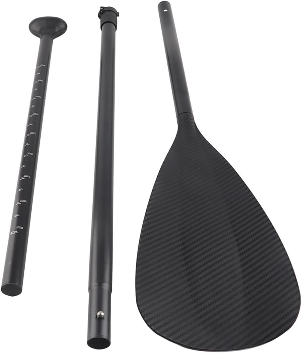 Kajakpeddel - Kano peddel - Watersport - Afneembaar en verstelbaar - 167-215 cm - Zwart