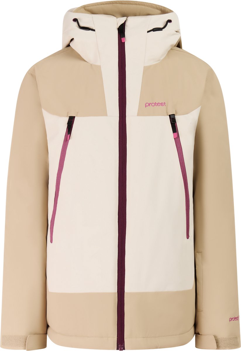 Protest PRTLaurine Skijas Meisjes Waterkolom 10K Skipasvak Winterjas Beige