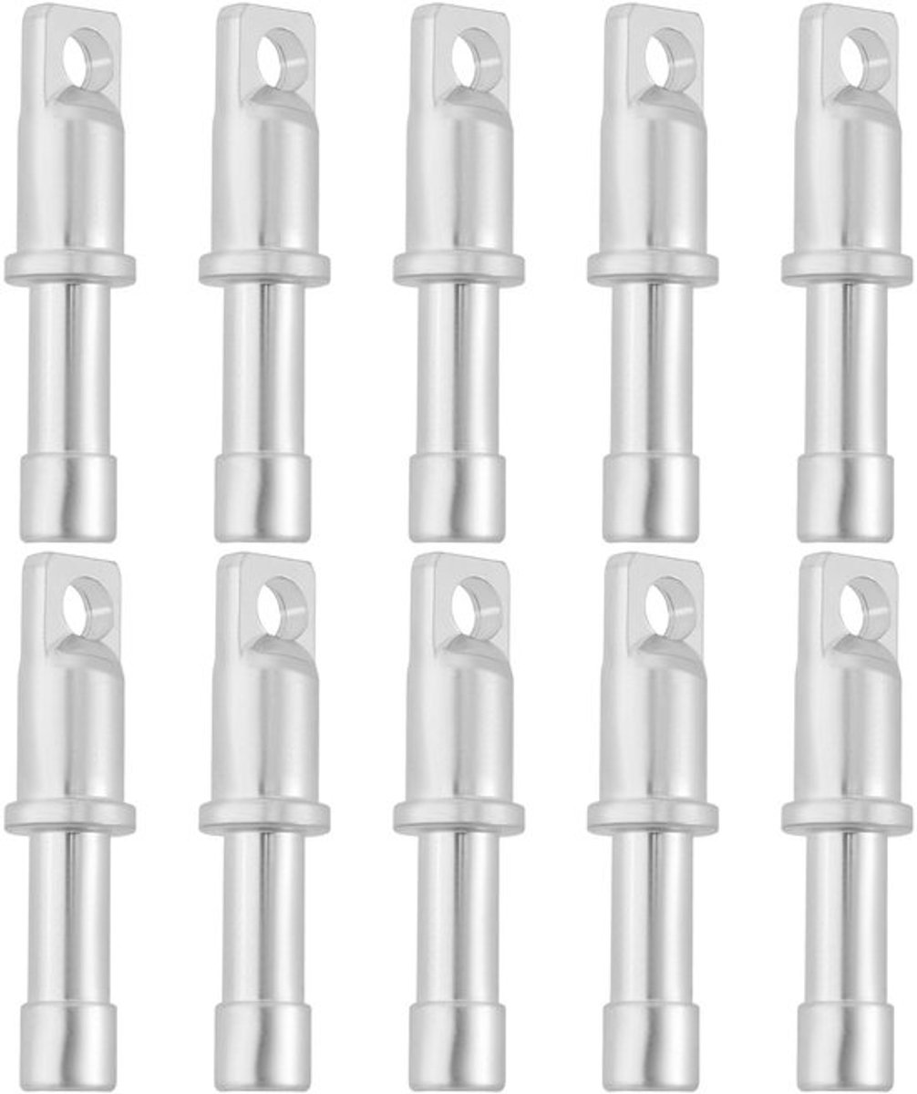 Dailygoods- Tentpaal Eindstop Aluminiumlegering - Geschikt - 10 Stuks