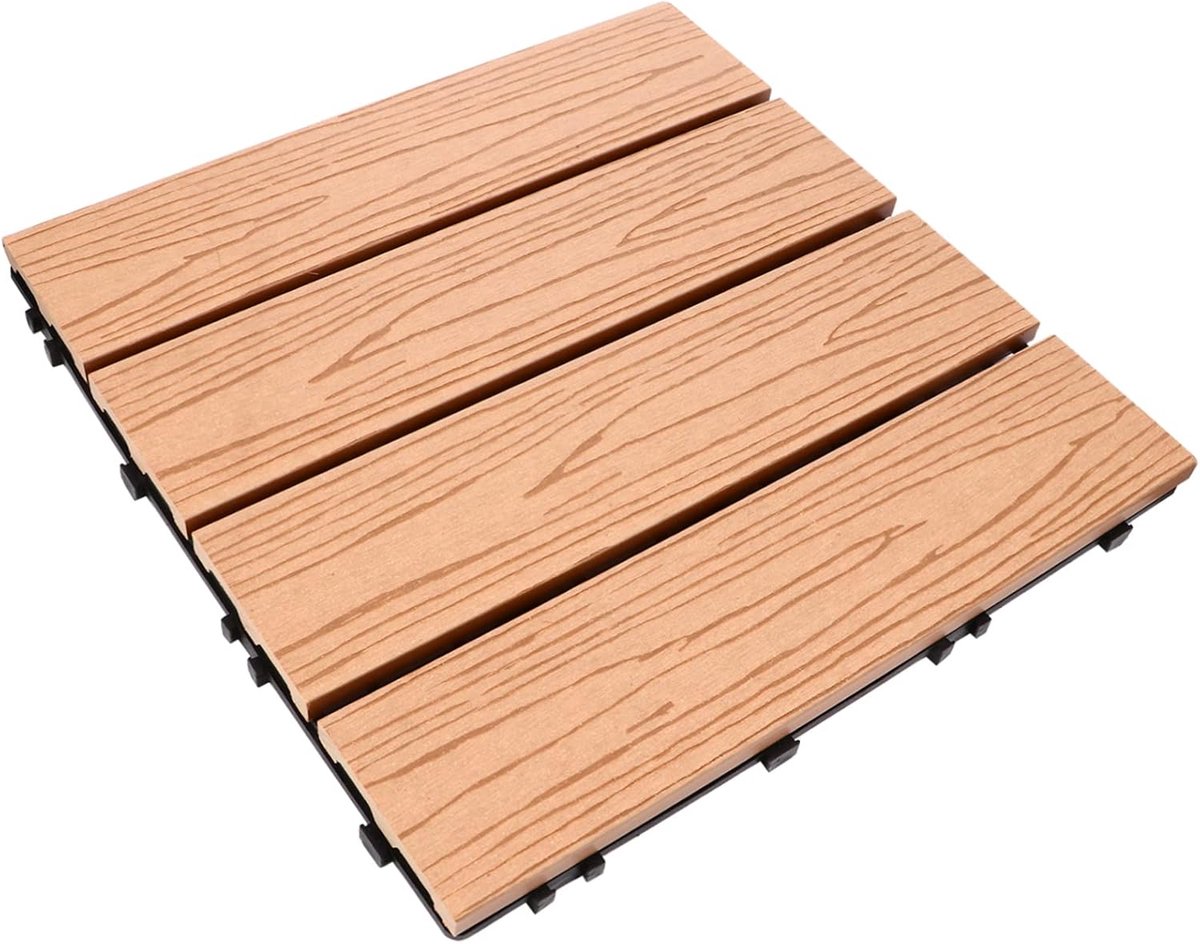 Balkonvloer Splitsen - Hout Kunststof - Tuinieren Achtertuin - Gemakkelijk Te Spijkeren - 295 cm - Bruin