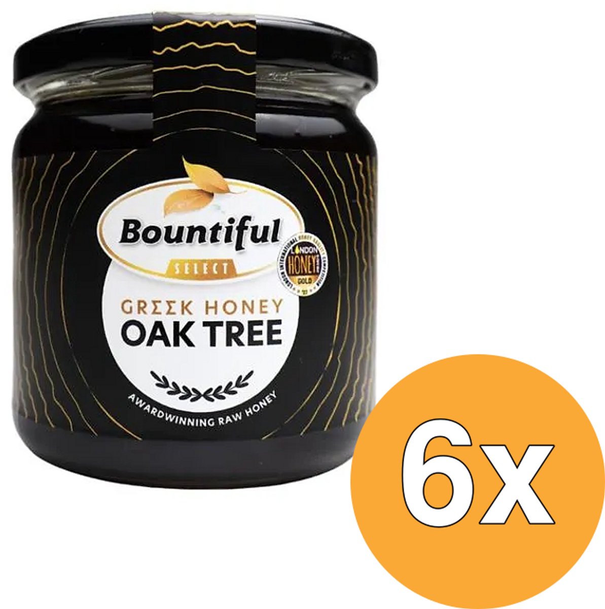 6x Bountiful Griekse Rauwe Honing Oak Tree/Eiken (500 gr)